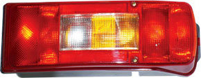 Faro trasero tricolor rectang. s/luz mat izq - Imagen principal