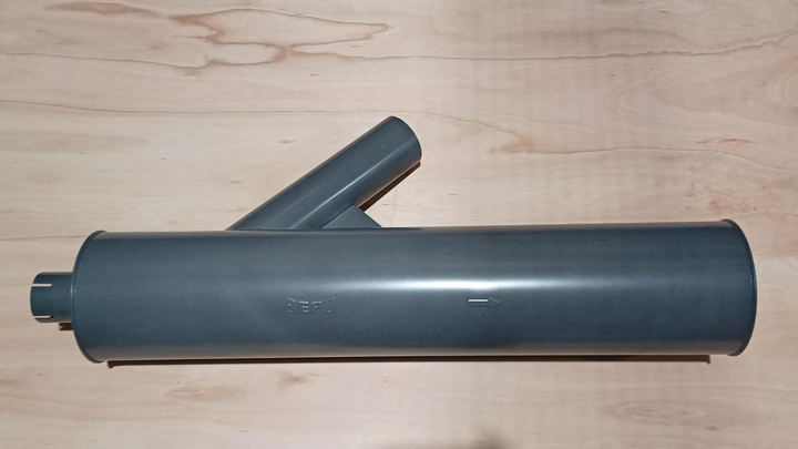 Silenciador c/salida lateral 3" m.benz 1113-1318 - Imagen principal