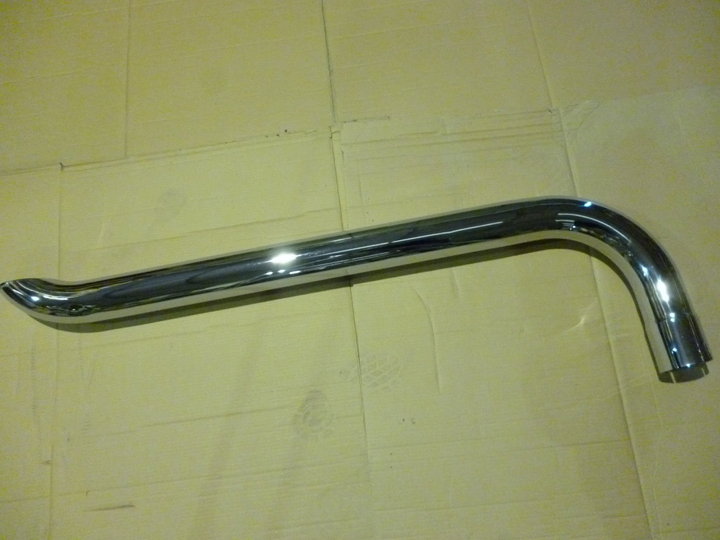 Caño salida silencioso curvo largo 4" - Imagen principal