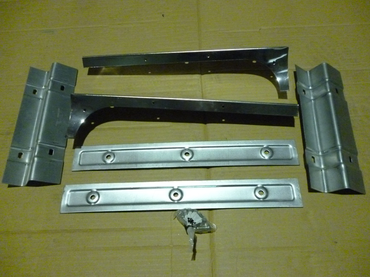 Soporte (jgo) fijacion barrero cromado mb hpn - Imagen principal