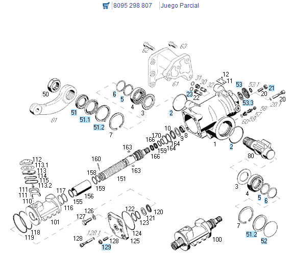 Rep caja dir hidraulica - Imagen principal
