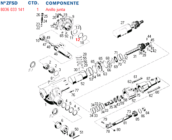 Anillo junta - Imagen principal