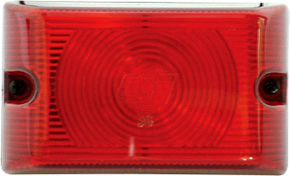Acrilico lateral rectangular rojo i/d - Imagen principal