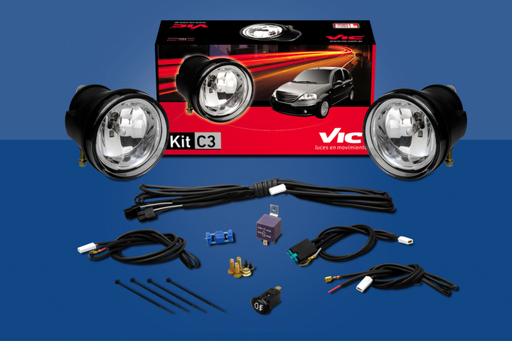 Faro aux/caminero kit h1 jgo - Imagen principal