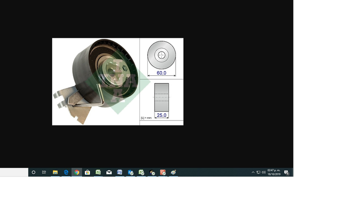 Polea tensora - Vista 2