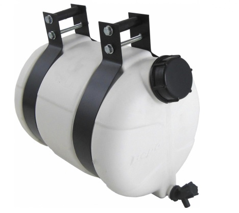 Tanque agua plastico 15 lt blanco con soportes - Imagen principal