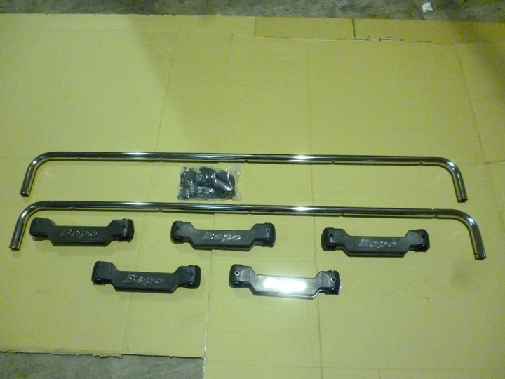 Escalera trasera cromada 1660 mm 5 escalones - Imagen principal