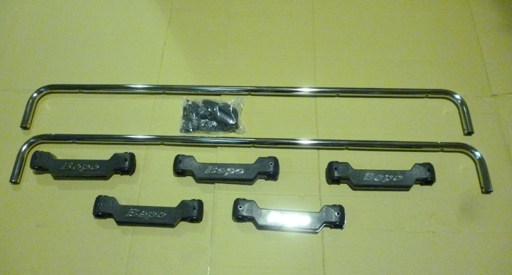 Escalera trasera cromada 1660 mm 5 escalones - Imagen principal