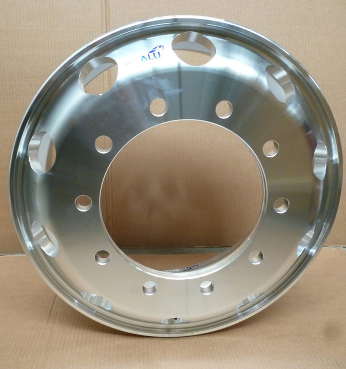 Disco rueda 11.75 x 22.5 single aluminio cub. s/c c/valv remolque - Imagen principal