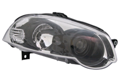 Semioptica fondo cromado con aro negro izq - Imagen principal