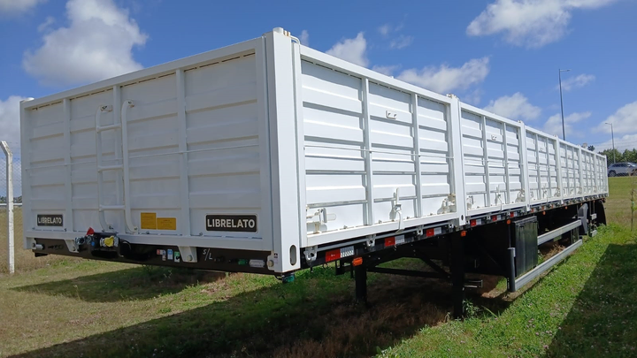 Semi con barandas 14500mm 8pinos 1+1e susp.mecanica abs - Imagen principal