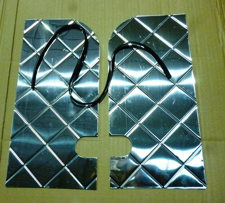 Chapa estribo (jgo) cromado mb - Imagen principal