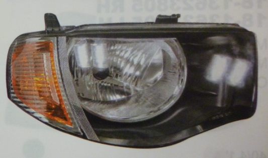 Semioptica vidrio liso/ambar izq - Imagen principal