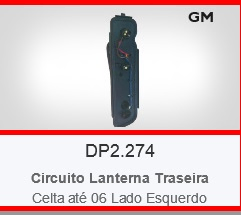 Circuito impreso linterna trasera ld izq - Imagen principal