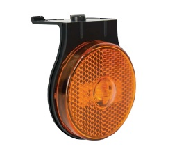 Faro lat.bivolt c/sop- s/conect led ambar i/d - Imagen principal
