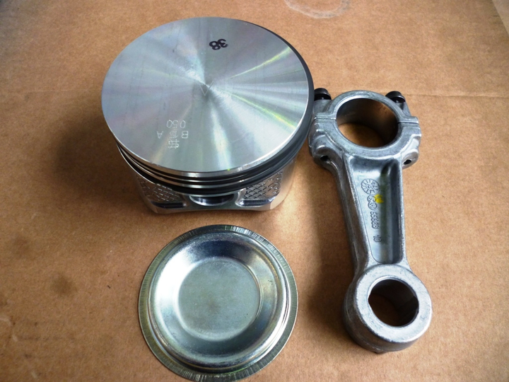 Piston y aros compresor con biela - Imagen principal