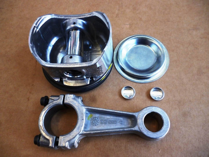 Piston y aros compresor con biela - Imagen principal