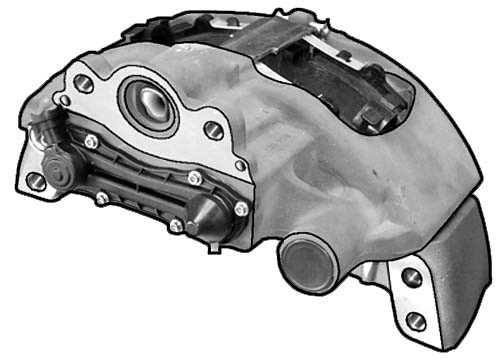 Mordaza freno trasera completa serie "sn 7000" izq - Imagen principal