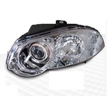 Semioptica fondo cromado con aro cromado izq - Imagen principal