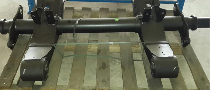 Eje (viga) a.super (1926-2218 mm) esp.25mm f.camp priv roja - Imagen principal