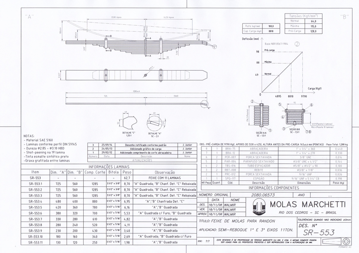 Mazo elastico del/tras randon (nº orig. 2080.06573) - Imagen principal