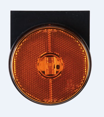 Faro lat led c/sop s/conect bivolt  ambar 89mm i/d - Imagen principal