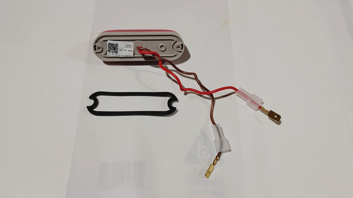 Faro delimitador rojo bivolt led i/d - Vista 3