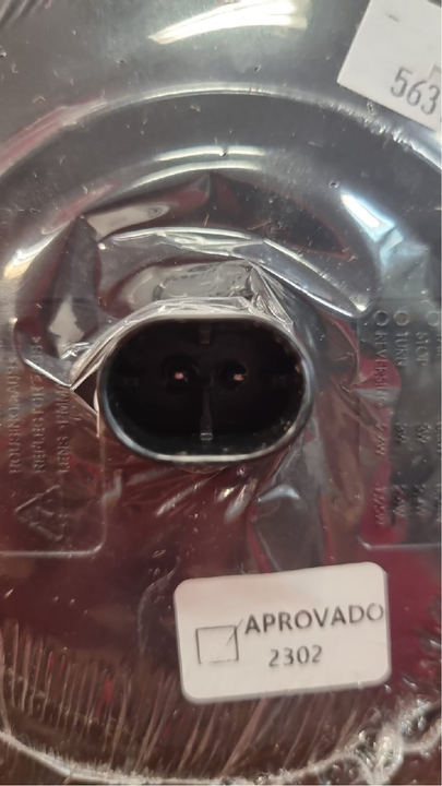 Faro trasero cristal led bivolt 125mm i/d - Vista 2