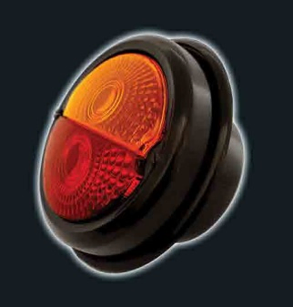 Faro trasero redondo base embutir t/randon am/ro i/d - Imagen principal