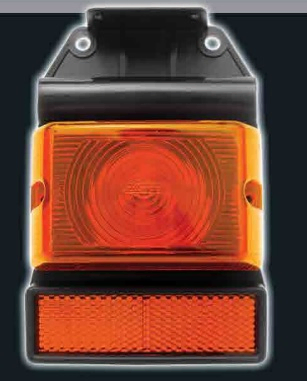 Faro lateral rect. sop flexible c/ojo gato ambar i/d - Imagen principal