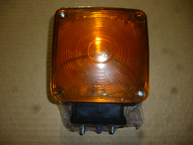 Señalero lateral cuadrado b/curva en carcaza ambar i/d - Imagen principal