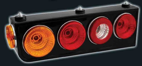 Faro trasero modular 4 focos + lat.24v transp t/randon der - Imagen principal