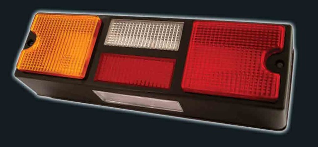 Faro trasero tricolor rectangular s/luz mat i/d - Imagen principal