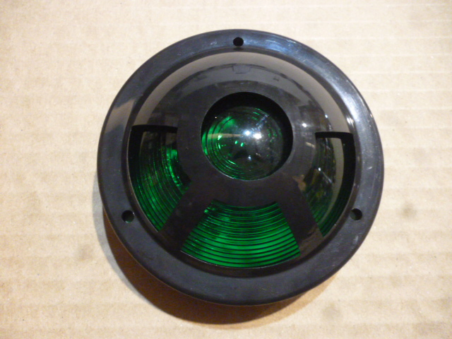 Faro estribo verde c/protector plastico i/d - Imagen principal