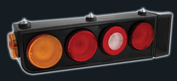 Faro trasero mod. 4focos+lat.24v transp. t/randon der - Imagen principal