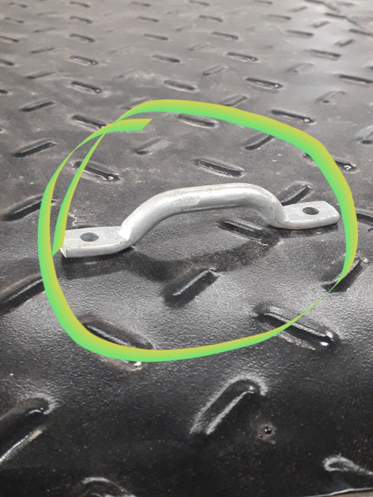 Soporte de cadena de tapa metalica - Imagen principal