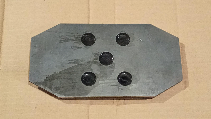 Suplemento 110 x 130 x 16 mm apoyo caçamba - Vista 2