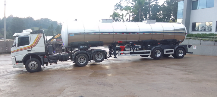 Semi cisterna 35m3 2b isoterm inox304l 1+1 susp.neu abs p/alimen - Imagen principal
